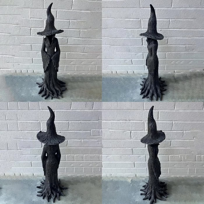 🔥LAST DAY 49% OFF - 🧙‍♀️💫Hand-Painted Enchanting Witch Statue: The Guardian of Your Home