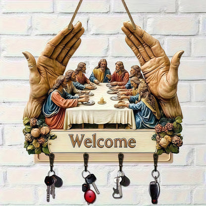 🙏LAST DAY 49% OFF - Jesus and Disciples Wall Art Keychain