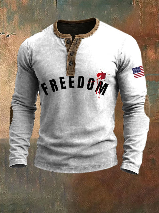Men's Commemorative Leader Print Long Sleeve Top