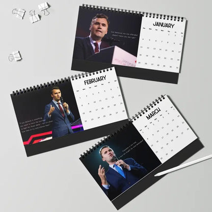 2026 Charlie Kirk Desktop Calendar(With Famous Quotes)🙏RIP Charlie Kirk🙏