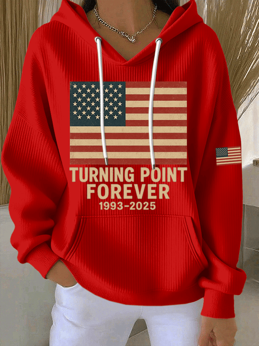 Women's Hot Print Casual Hooded Sweatshirt