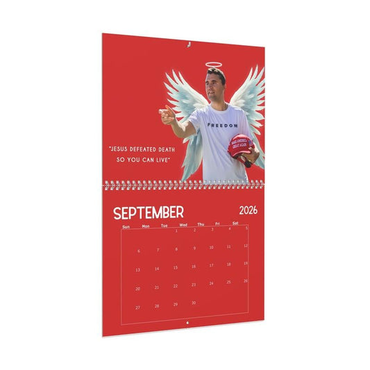 Charlie Kirk 2026 Calendar(With Famous Quotes)🙏RIP Charlie Kirk🙏