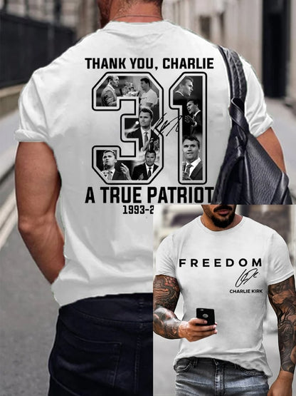 Men's Freedom Print T-Shirt