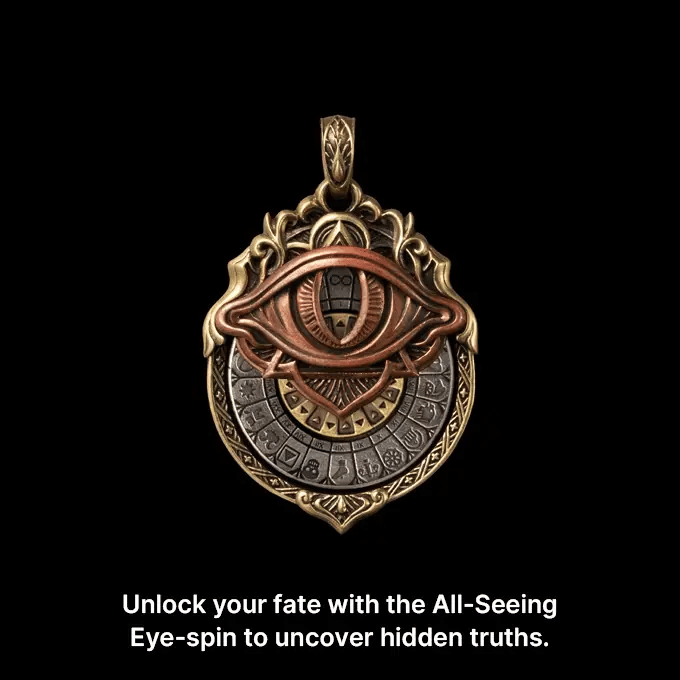 🔥LAST DAY 49% OFF👁️‍🗨️🔮Handmade Tarot Vision Pendant: Connect to Cosmic Wisdom Anytime