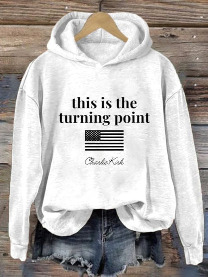 Women's This is the Turning Point Printed Sweatshirt