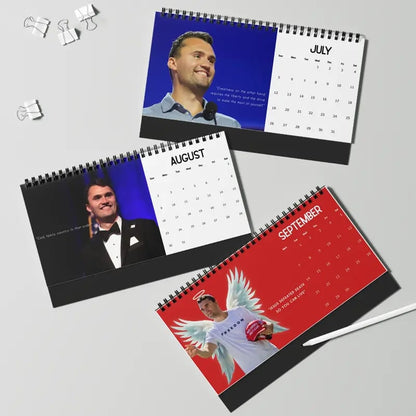 2026 Charlie Kirk Desktop Calendar(With Famous Quotes)🙏RIP Charlie Kirk🙏