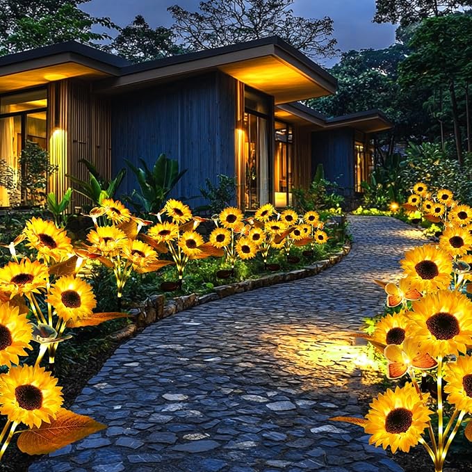 🌻Factory Direct Sales 49% Off - 🌞Solar LED Sunflower Garden Lights-29.6inch/74cm