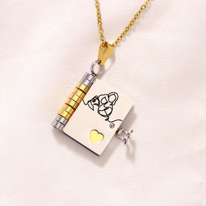 For Granddaughter - The Most Beautiful Chapter Book Necklace